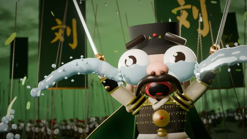 Liu Bei musters his army